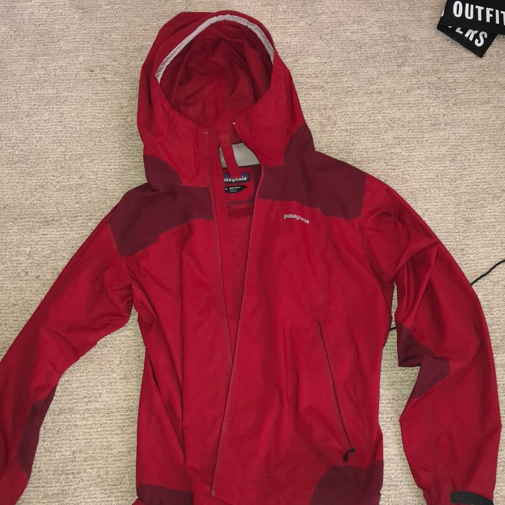 Red Patagonia jacket